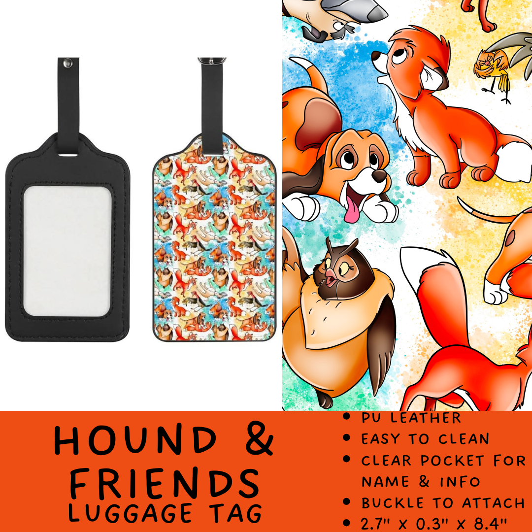 Batch #266 - Magical Travel Collection - Closes 1/3 - ETA mid Feb - Hound and Friends Luggage Tag