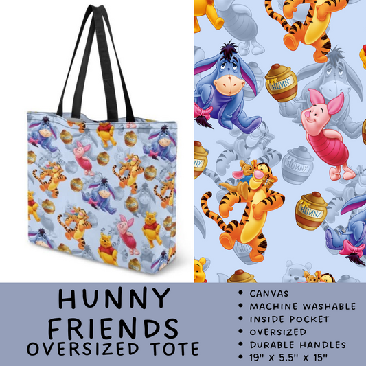 Batch #266 - Magical Travel Collection - Closes 1/3 - ETA mid Feb - Hunny Friends Oversized Totes