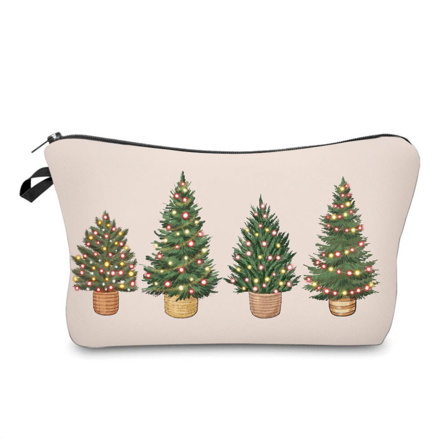 Pouch & Sticky Note Set - Christmas Trees