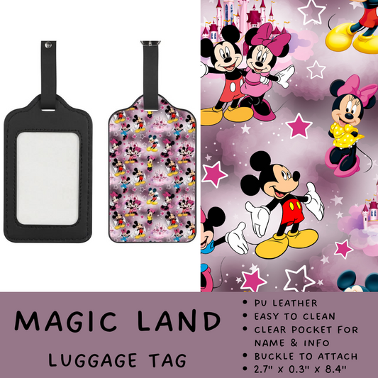 Batch #266 - Magical Travel Collection - Closes 1/3 - ETA mid Feb - Magic Land Luggage Tag