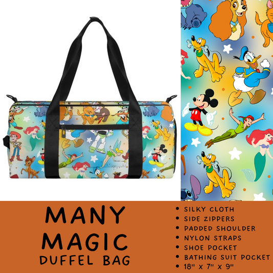 Batch #266 - Magical Travel Collection - Closes 1/3 - ETA mid Feb - Many Magic Duffel Bag