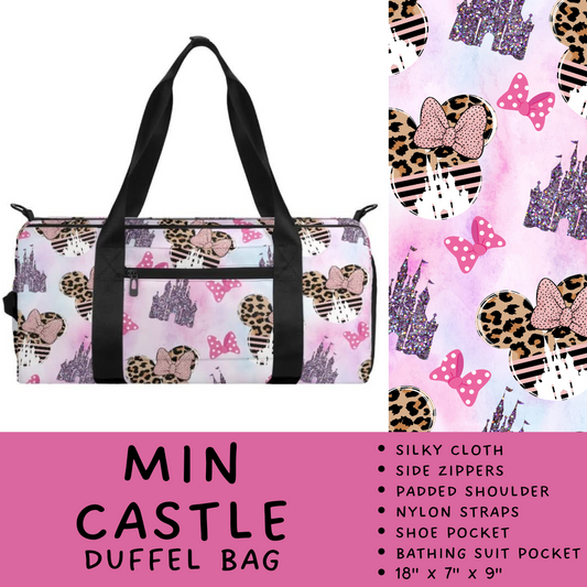 Batch #266 - Magical Travel Collection - Closes 1/3 - ETA mid Feb - Min Castle Duffel Bag