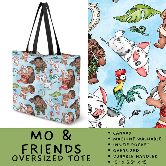 Batch #266 - Magical Travel Collection - Closes 1/3 - ETA mid Feb - Mo and Friends Oversized Totes