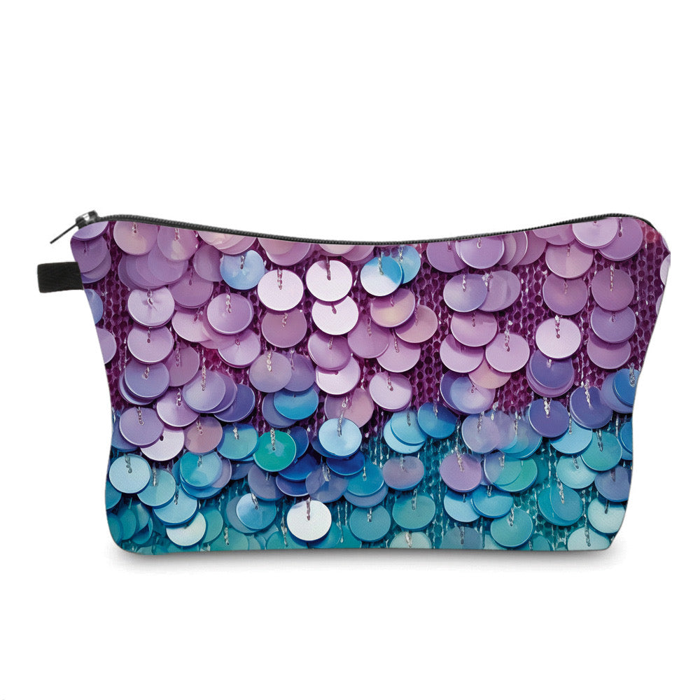 Pouch - Purple Blue Ombre Sequin