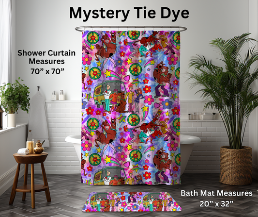 Preorder! Closes 1/6. ETA March. Mystery Tie Dye Custom Shower Curtain and/or Bath Mat