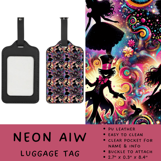 Batch #266 - Magical Travel Collection - Closes 1/3 - ETA mid Feb - Neon AIW Luggage Tag