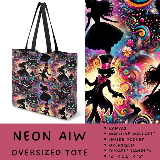 Batch #266 - Magical Travel Collection - Closes 1/3 - ETA mid Feb - Neon AIW Oversized Totes