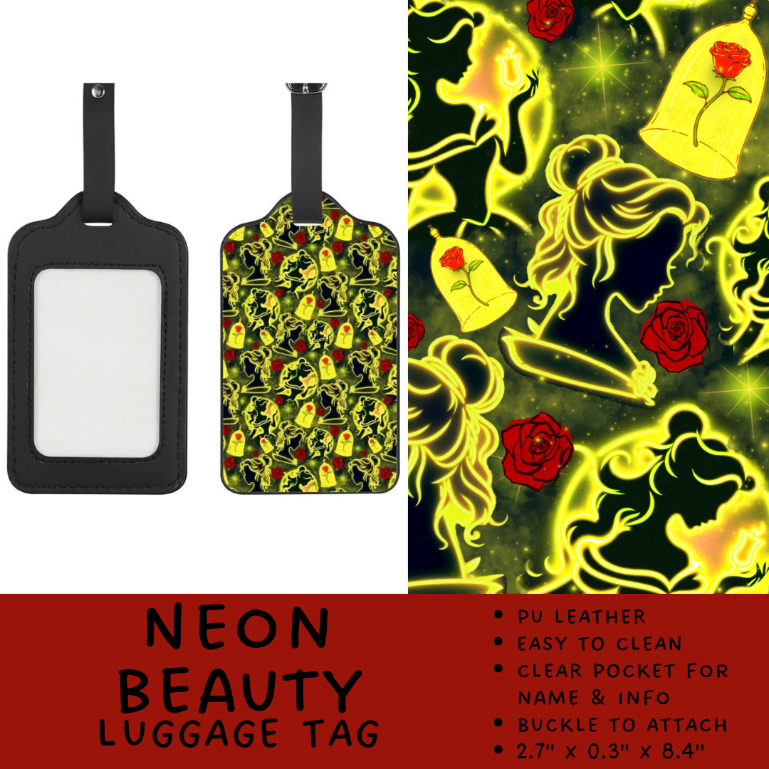 Batch #266 - Magical Travel Collection - Closes 1/3 - ETA mid Feb - Neon Beauty Luggage Tag