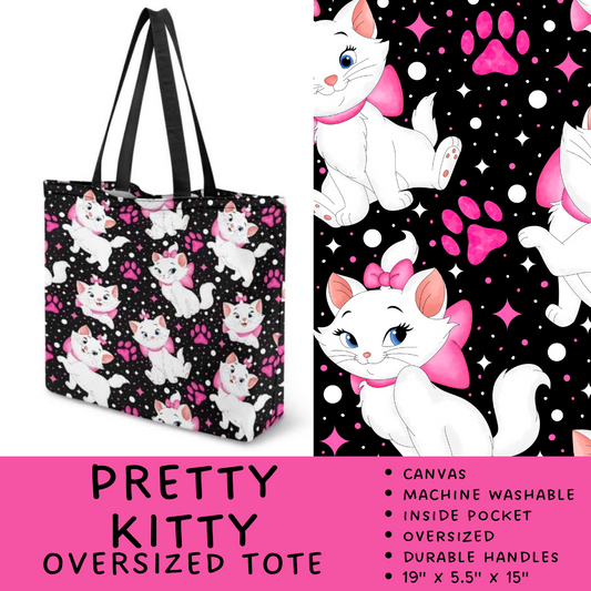 Batch #266 - Magical Travel Collection - Closes 1/3 - ETA mid Feb - Pretty Kitty Oversized Totes