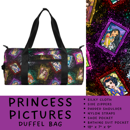 Batch #266 - Magical Travel Collection - Closes 1/3 - ETA mid Feb - Princess Pictures Duffel Bag