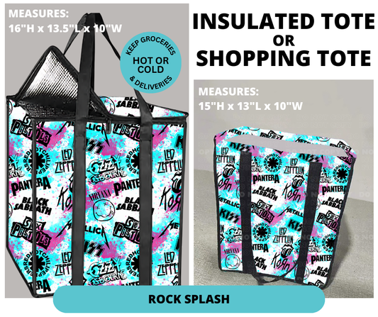 Preorder! Closes 12/30. ETA March. Rock Splash Shopping or Insulated Tote