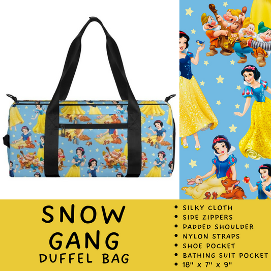 Batch #266 - Magical Travel Collection - Closes 1/3 - ETA mid Feb - Snow Gang Duffel Bag