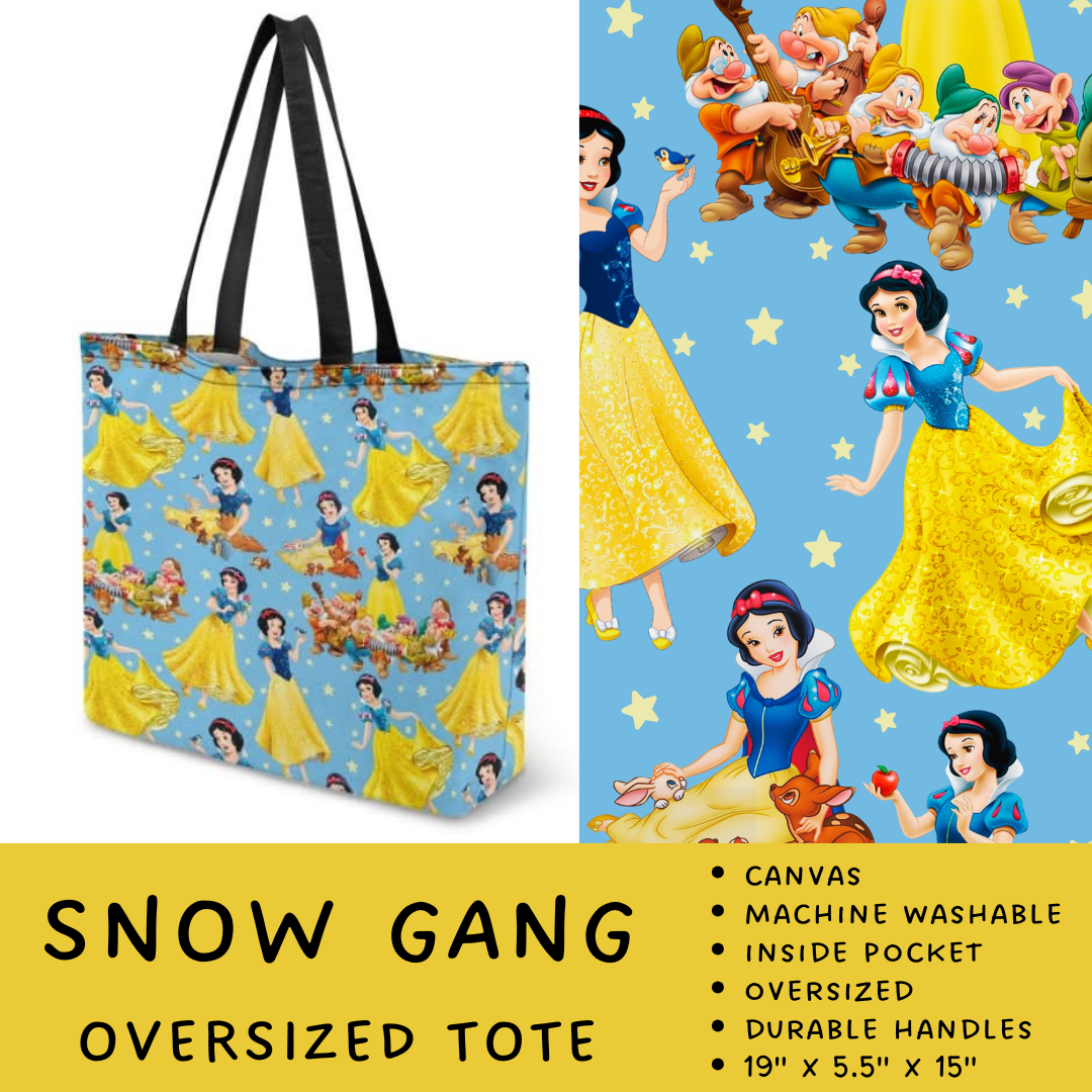 Batch #266 - Magical Travel Collection - Closes 1/3 - ETA mid Feb - Snow Gang Oversized Totes