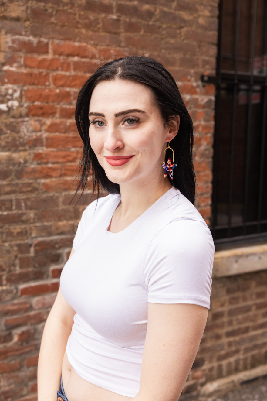 Rosie Star Earrings - Americana