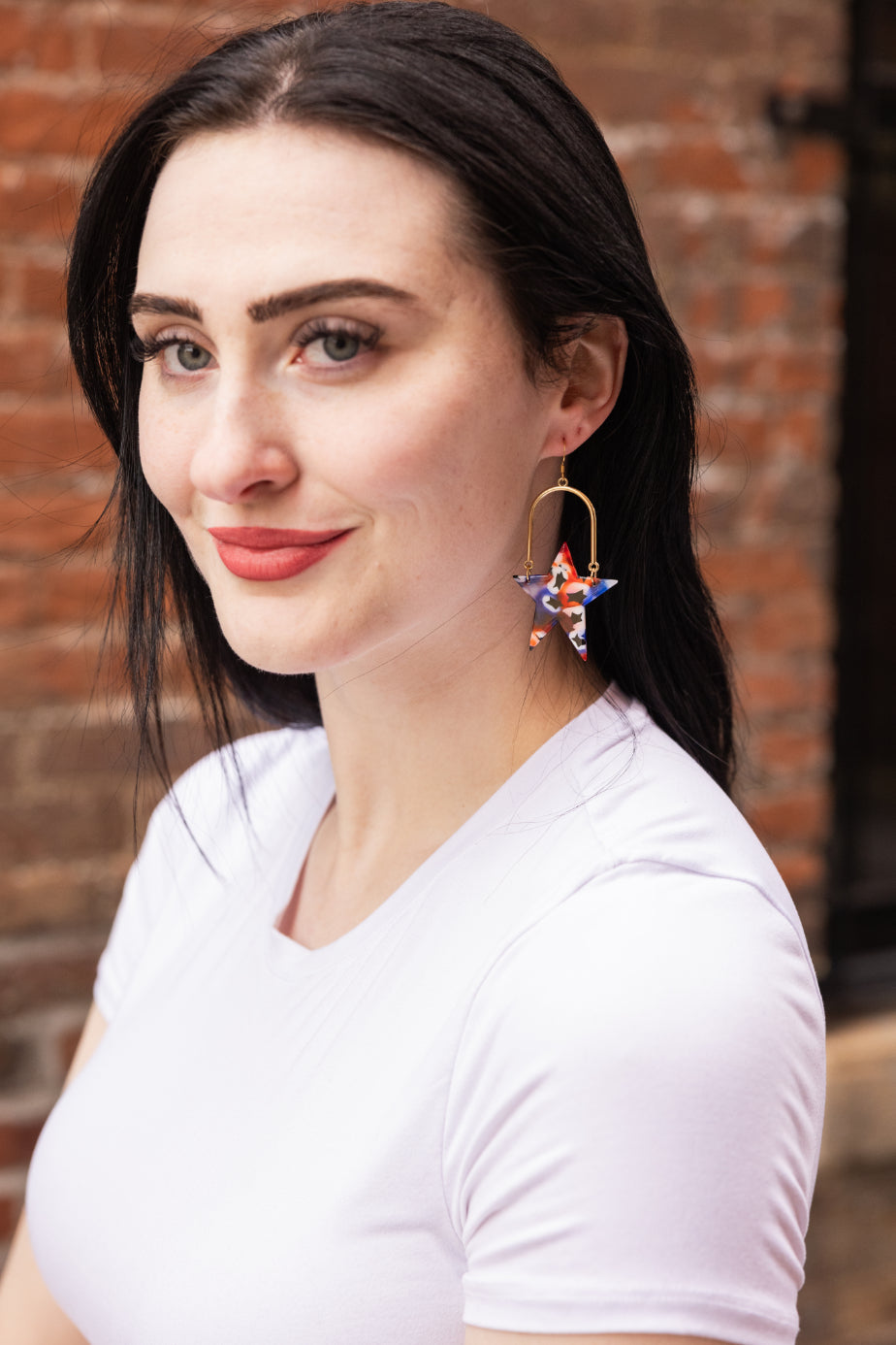 Rosie Star Earrings - Americana