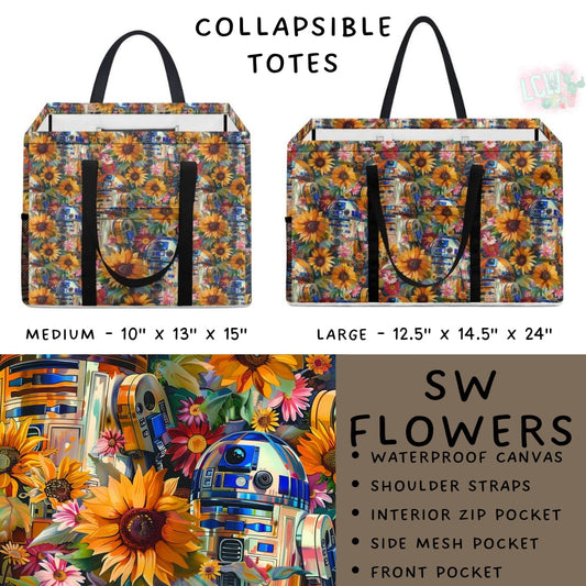 Batch #267 - Collapsible Totes - Closes 1/6 - ETA mid March - SW Flowers Collapsible Tote