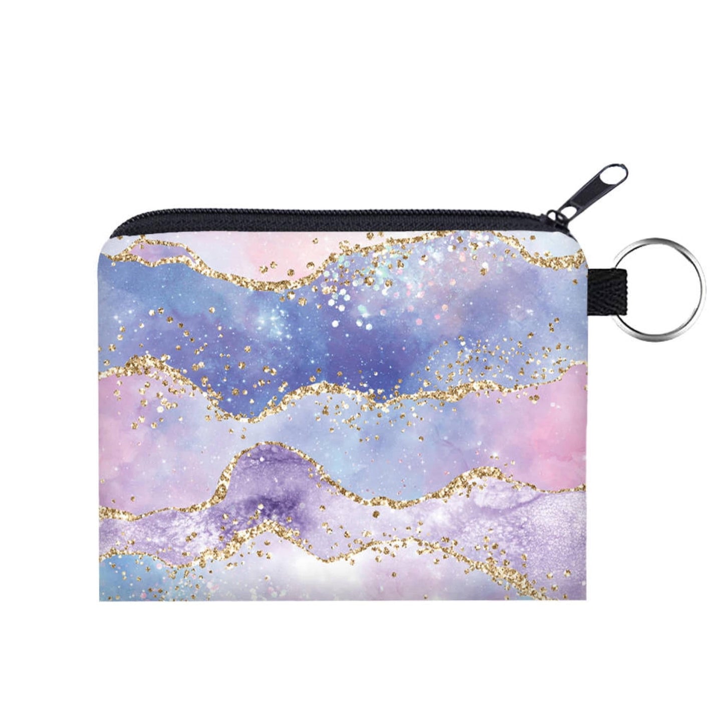 Mini Pouch - Purple Sparkle Wave