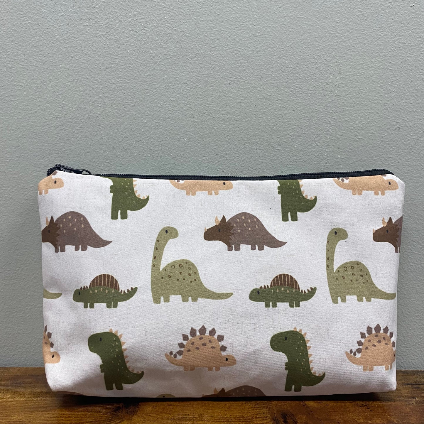 Pouch - Dino Green & Brown