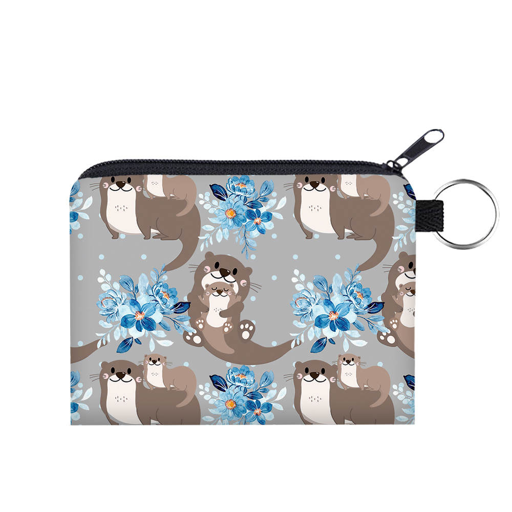 Mini Pouch - Otter Blue Floral