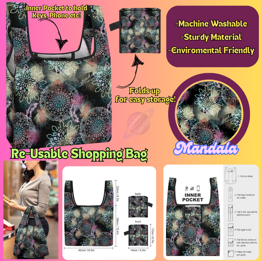 MANDALA - Re-Usable Shopping Bags PREORDER Closing 1/15