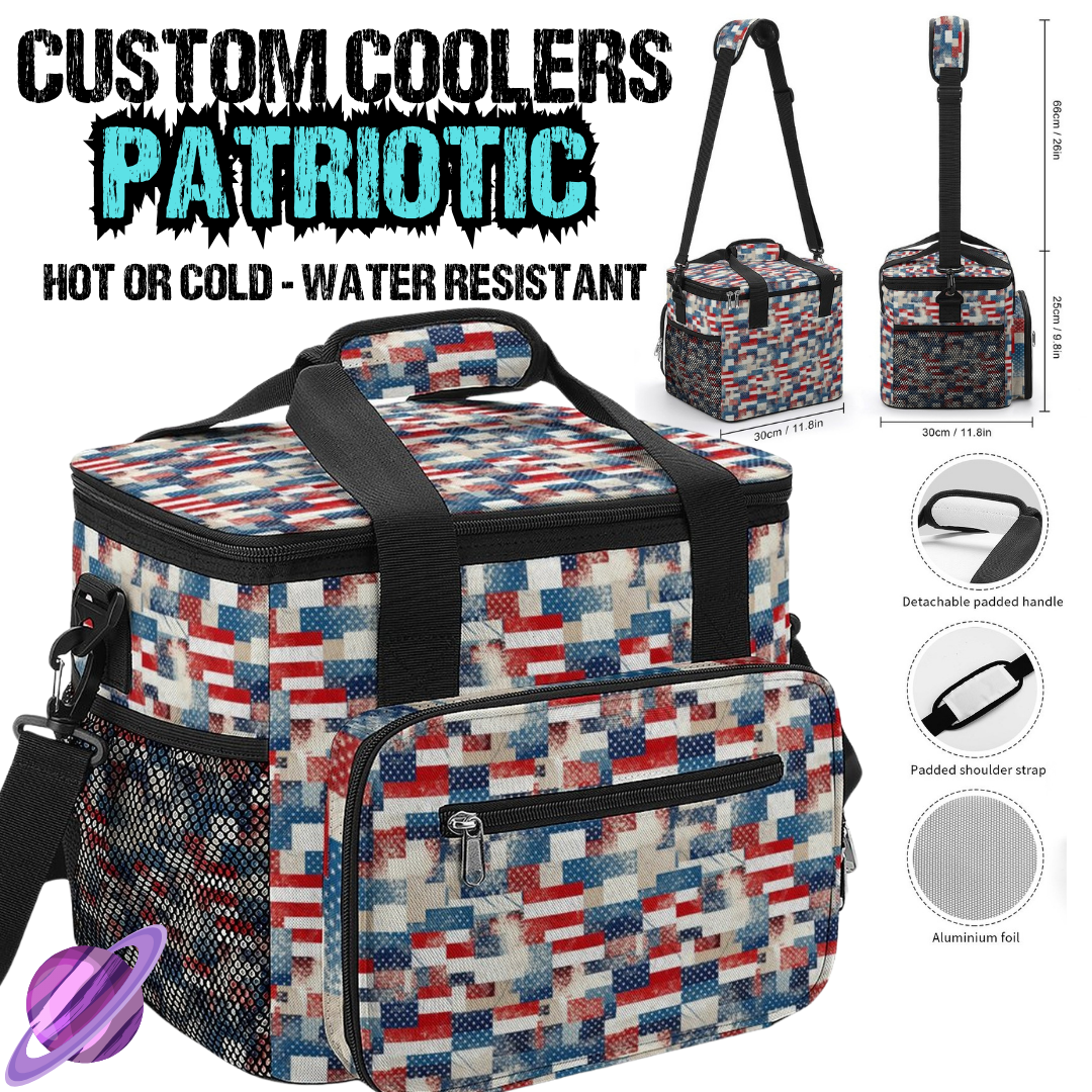 PATRIOTIC - CUSTOM COOLERS CLOSING 12/27