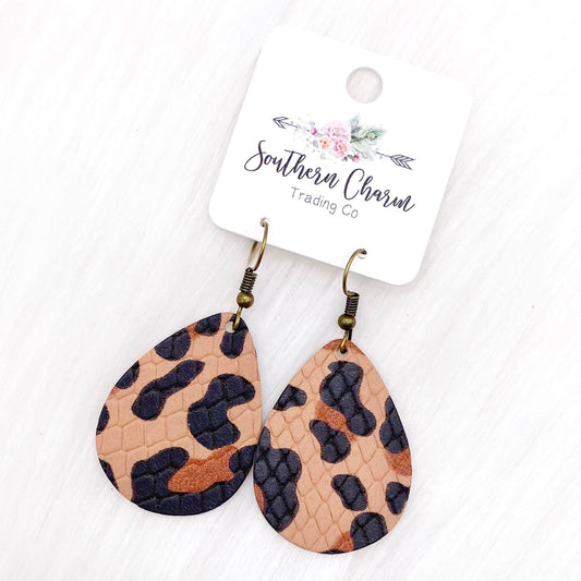 1.5" Tawny Leopard Mini Collection (leather)